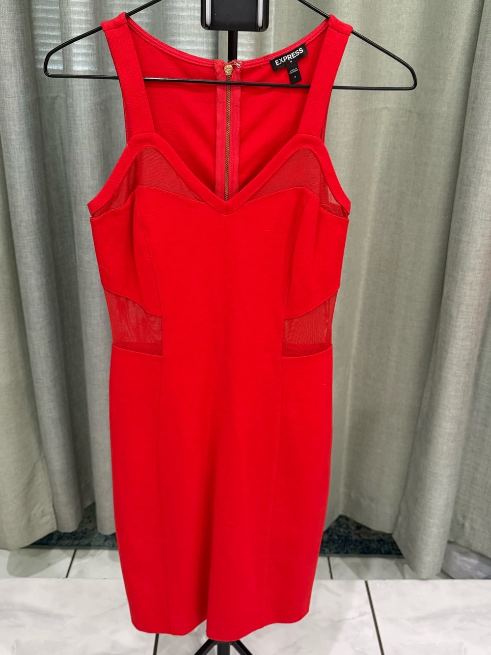 Express Red Dress Size 0